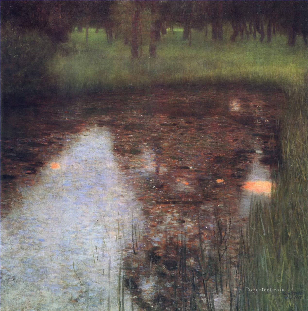 The Swamp Gustav Klimt Oil Paintings